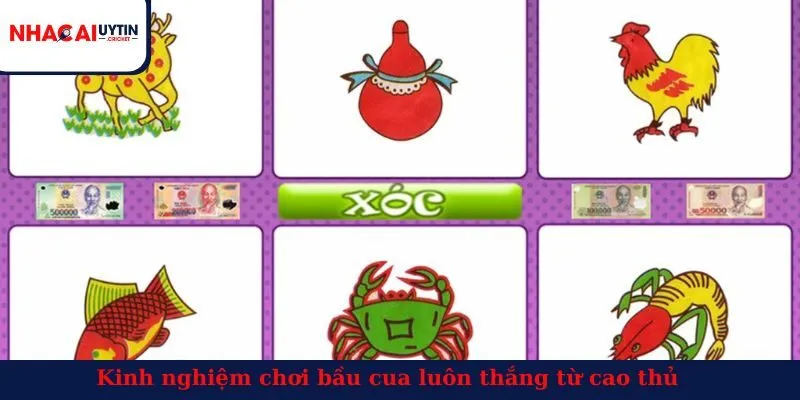 Kinh nghiệm để chơi bầu cua luôn thắng từ cao thủ